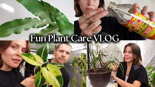 Taking Care of my Plants | PLANT CARE DAY VLOG