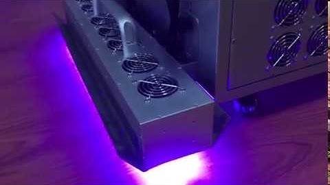 Portable uv led lamp curing system for flooring