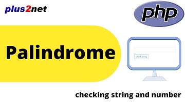 Checking string or number is Palindrome or not using PHP sticky form without strrev() functions