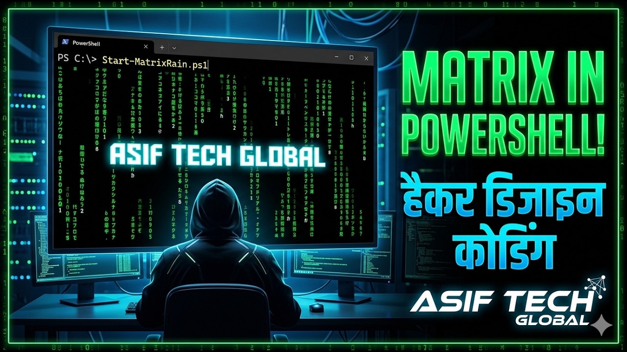 ASIF TECH GLOBAL The Ultimate Matrix PowerShell Coding Design Tutorial ...