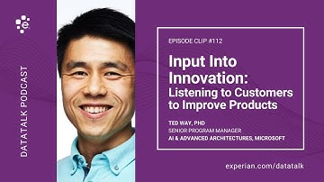 Input Into Innovation: Customer Listening for Product Development @TedWinWay #DataTalk