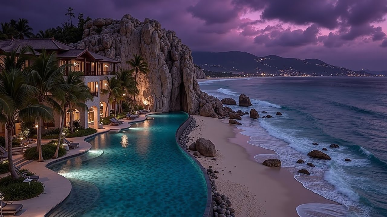 Deep House Late Night Vibes ~ Расслабьтесь под океанские волны и тропические ритмы