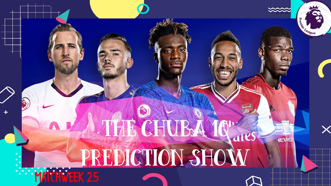 PREMIER LEAGUE MATCHWEEK 25 PREDICTION YouTube