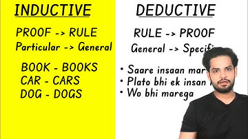 Inductive reasoning and Deductive Reasoning in Hindi 