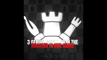 3 GENIUS MOVES WITH THE ROOK AND BISHOP IN ONE GAME!! (IB: @ZaveeCHESS) #chess#brilliant#edit