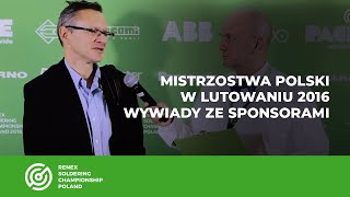 Mistrzostwa W Lutowaniu 2016 Wywiady Ze Sponsorami