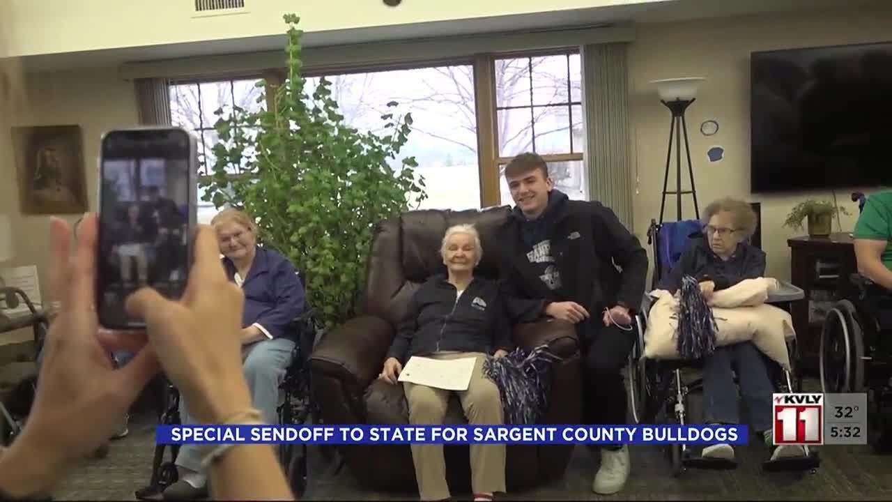 Special sendoff to state for Sargent County Bulldogs