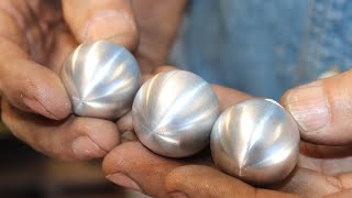 Fast & Easy Way to Fabricate Metal Spheres/Circular Balls on Lathe!