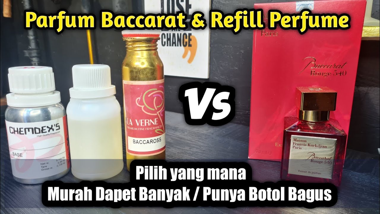 Review parfum baccarat & Baccarat versi Refill parfum ( Part 2 ) - YouTube