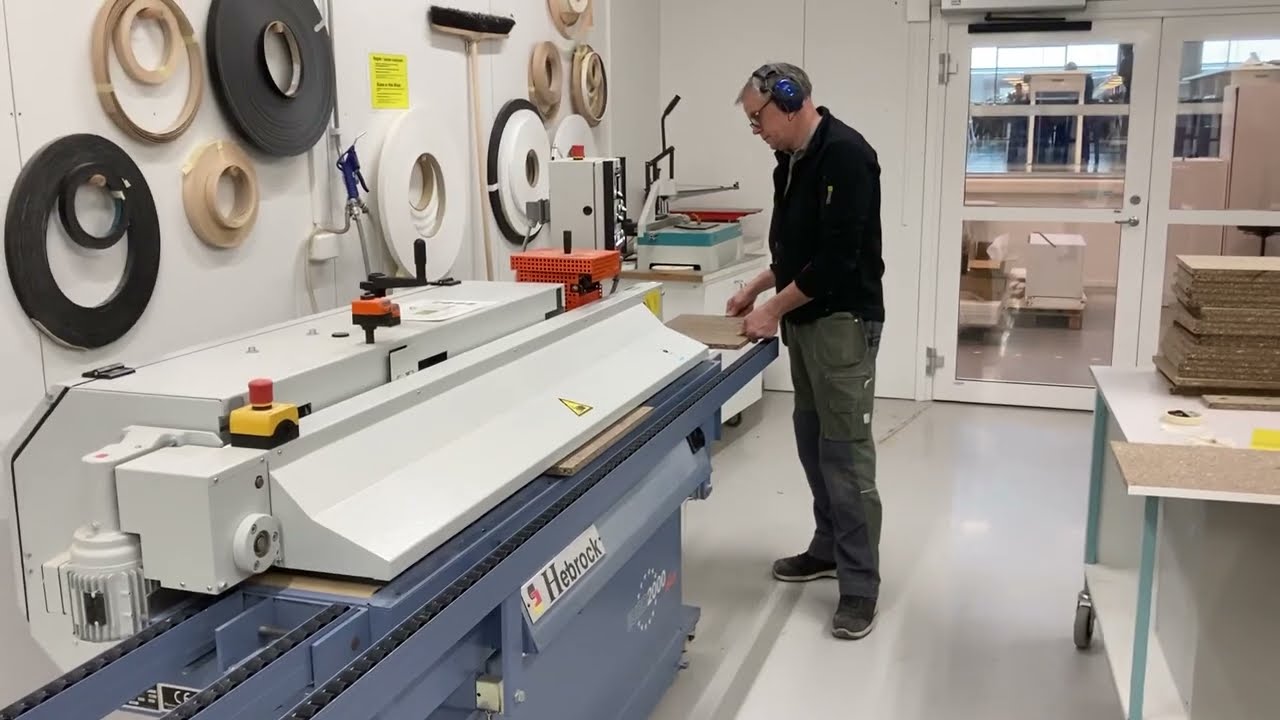SUSBIND Edge banding process of PB top/bottom panels at IKEA YouTube