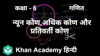 Acute, Obtuse and Reflex angles[Hindi]| Understanding elementary shapes |6|Mathematics| Khan Academy