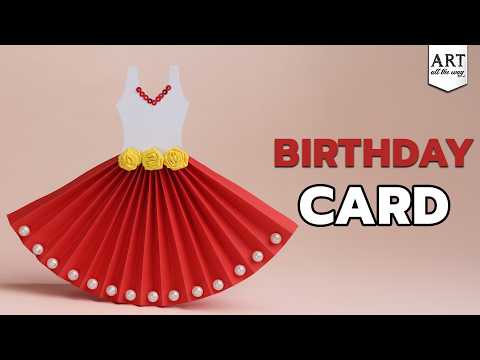 Easy Paper Dress Craft: Perfect Handmade Gift Idea