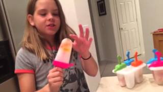 Tasting Time Gummy Soda Popsicle