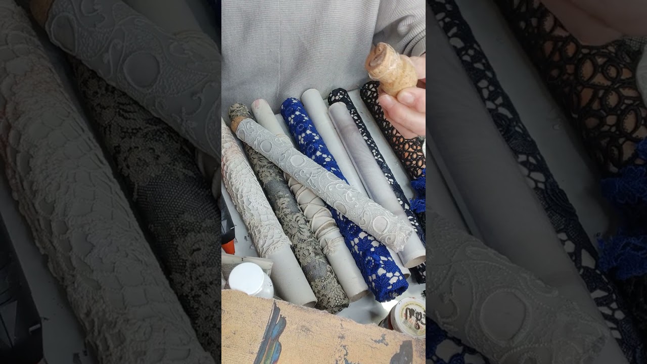 Φτιάχνουμε εύκολα και οικονομικά κυλίνδρους αποτύπωσης σχεδίων για τις πήλινες κατασκευές μας.