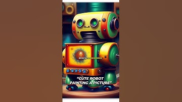 Watch an Adorable AI Generated Robot Painting Masterpiece