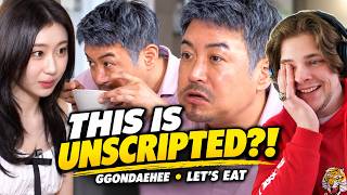 proving ggondaehee let's eat is unscripted (ft. aespa, nmixx, itzy)