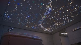 Fiber Optic Star ceiling LED Light bedroom design Sky Ciel étoilé Sterrenhemel Plafond sternenhimmel