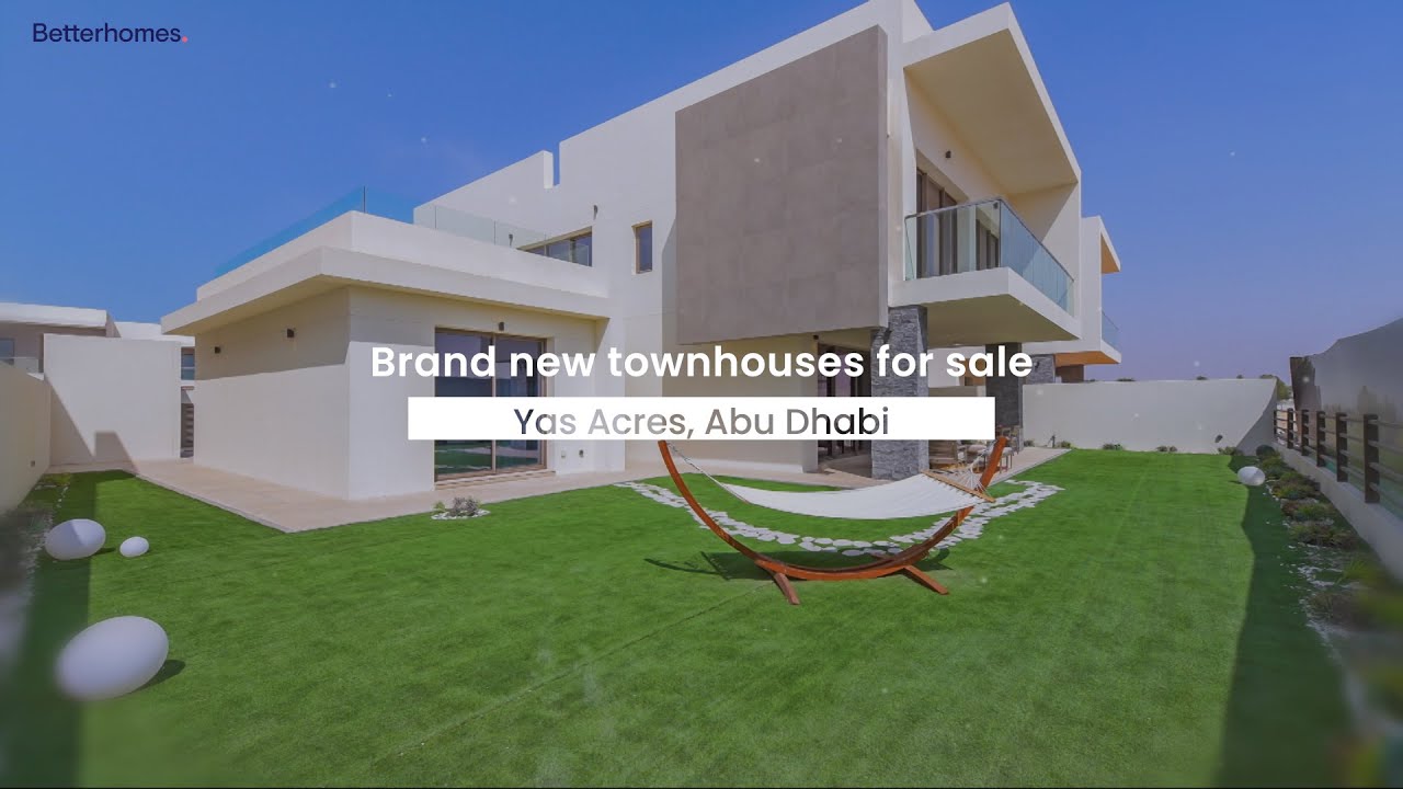 Brand new 4BR townhouse for sale in Yas Acres, Abu Dhabi