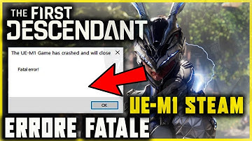 FATAL ERROR ON THE FIRST DESCENDANT AND IT WILL NOT LAUNCH ON STEAM | EU M1 STEAM ERROR - HOW TO FIX