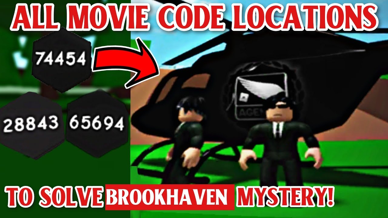 Roblox BrookHaven 🏡RP SECRET MOVIE CODE FOUND (Code Location) 