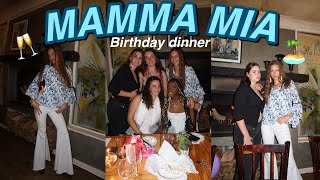 GRWM FOR A MAMMA MIA 19TH BIRTHDAY THEMED DINNER! 🥂🏝️🩵