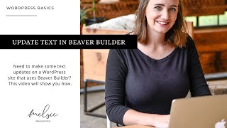 Famous Update Text with Beaver Builder Wealth