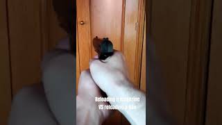 Reloading magazine VS reloading a gun #shorts #airsoft