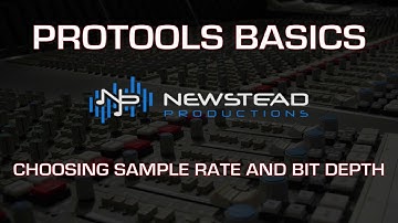 Pro Tools tutorial - Setting sample rate and bit depth