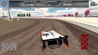 The brand new USA Raceway on the Dirt Trackin' app. 14.86 sec best lap! screenshot 4