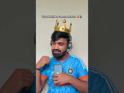 Virat Kohli As Commentator 🏏 | Cricket Videos | Virat Kohli Parody | #cricketvideos #cricket #comedy