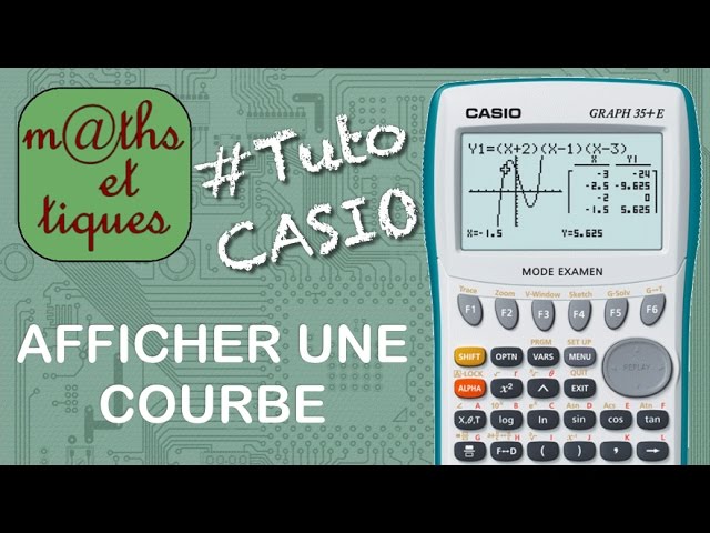 CALCULATRICE GRAPHIQUE CASIO Graph 35+ E Ii Mode Examen