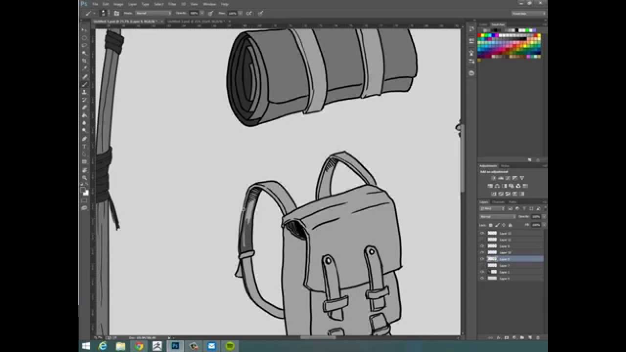 Character Modeling Part 2: Finishing Orthographics