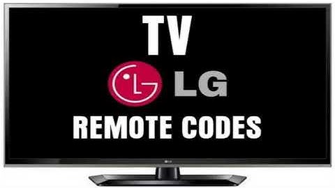 Remote Control Codes For LG TVs | Remote Codes For LG TVs