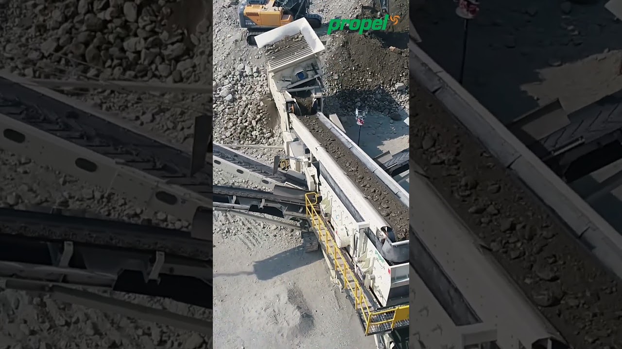 TRACK MOUNTED SCREEN 3 DECK  