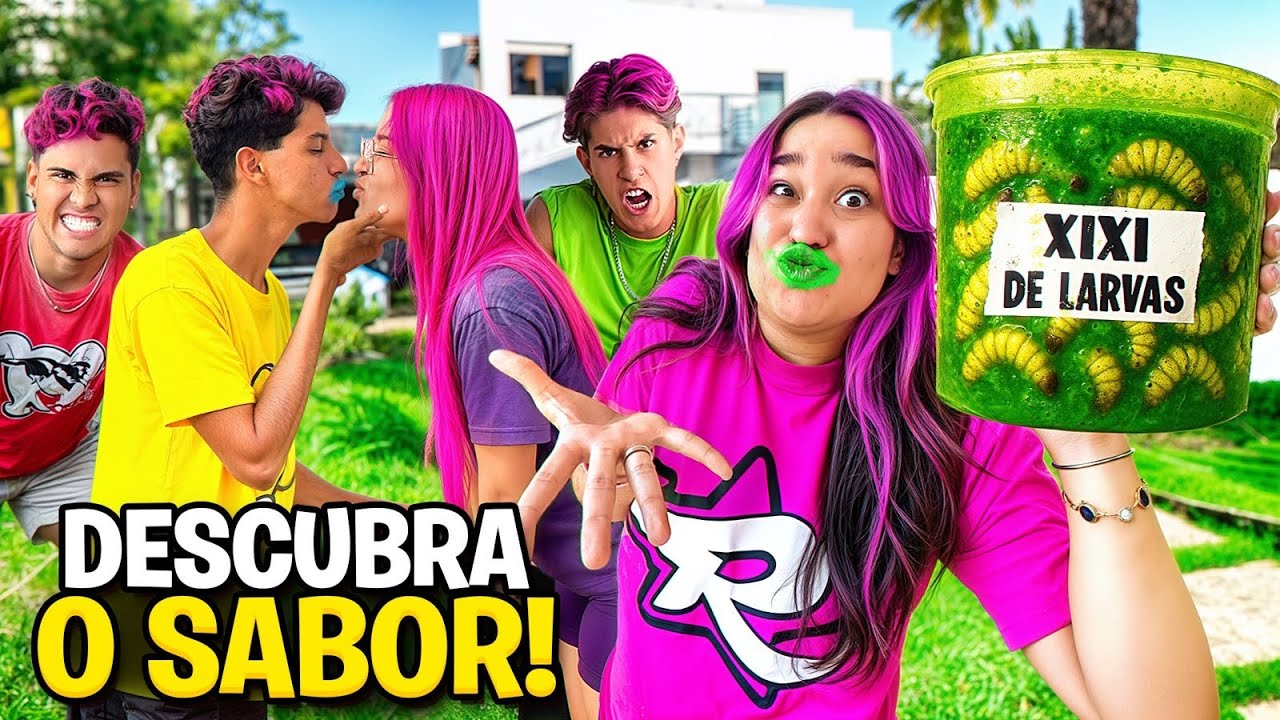 DESCUBRA O SABOR PELO BEIJO *Leozin e Kat se beijaram ?