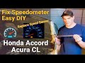 FIX My Speedometer-Honda Accord/Acura CL Speed Sensor '97-99 Replace-Odometer Vtec 3.0 Vehicle P0500