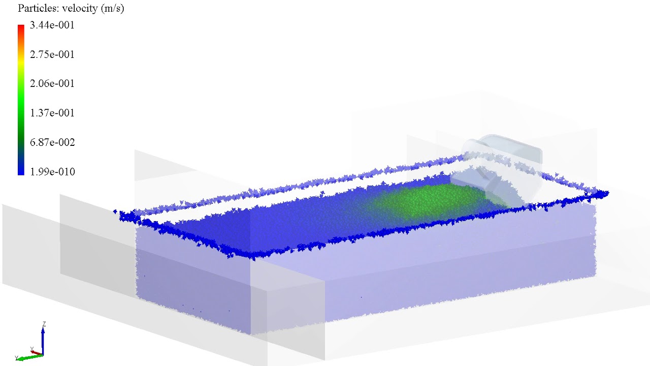 Simulation of sample collection using Discrete Element Method in sand ...