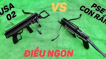 NỎ SĂN USA 02 VÀ NỎ SĂN PSE CON RẮN 2 DÒNG TẦM TRUNG XÀI BI VS TÊN