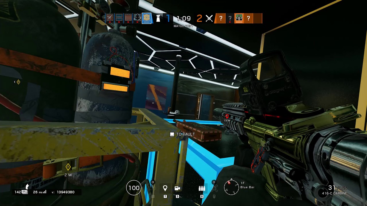 Tom Clancy's Rainbow Six Siege 1 vs. 4 by C4rrywurst on Coastline - YouTube