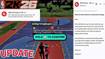 NBA 2K26 HOW TO FIX "A PROBLEM HAS BEEN ENCOUNTERED" BIG NBA 2K26 NEW PATCH SOON