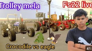 crocodile🐊 vs bulldozer🚜 fs22 indian mod #fs22live