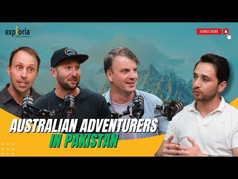 Our guests from Austrilia sharing their Pakistan Experience with the World