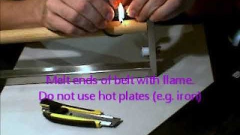 How To Join Polycord Belt