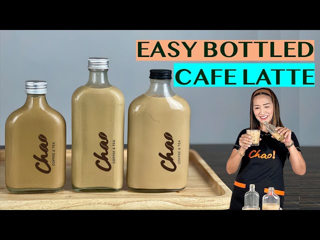 CAFE BUSINESS: BOTTLING YOUR CAFE LATTE - 3 EASY RECIPES IN 3