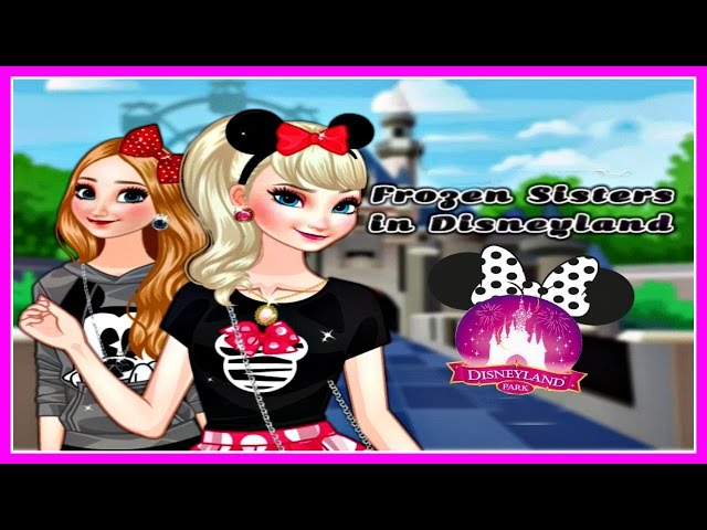 Jogo Frozen Sisters In Disneyland no Jogos 360