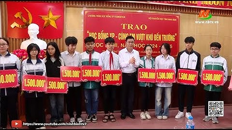 Trao “Học bổng XP - Cùng em vượt khó đến trường” tại thành phố Hoa Lư