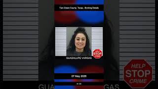Tom Green County, Texas Booking Records - 07 May 2026