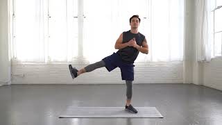 How to do a Sumo Squat with Lateral Kick - Body by Kristi