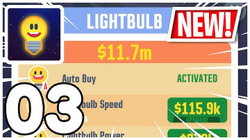 Lightbulb upgrade - Idle Light City - Gameplay Walkthrough Part 03 (iOS, Android)