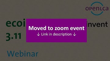 Webinar: Release of the ecoinvent 3.11 database